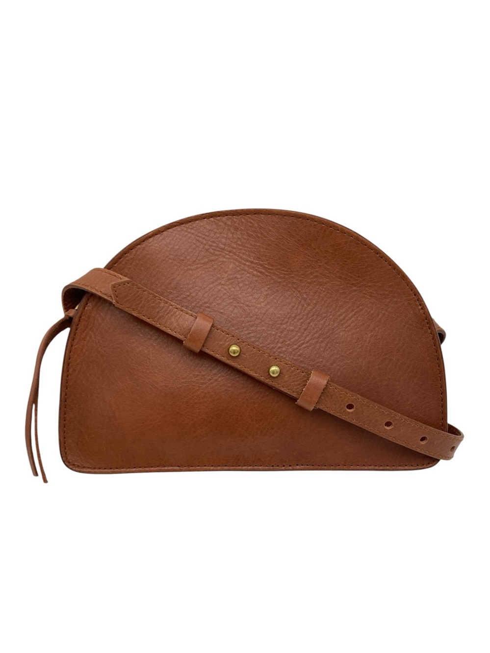 Madewell Leather Half Moon Crescent Crossbody Bag